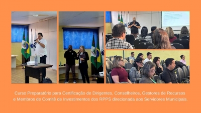 Agradecimento – Curso Preparatório para Certificação RPPS