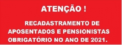 Recadastramento de Aposentados e Pensionistas